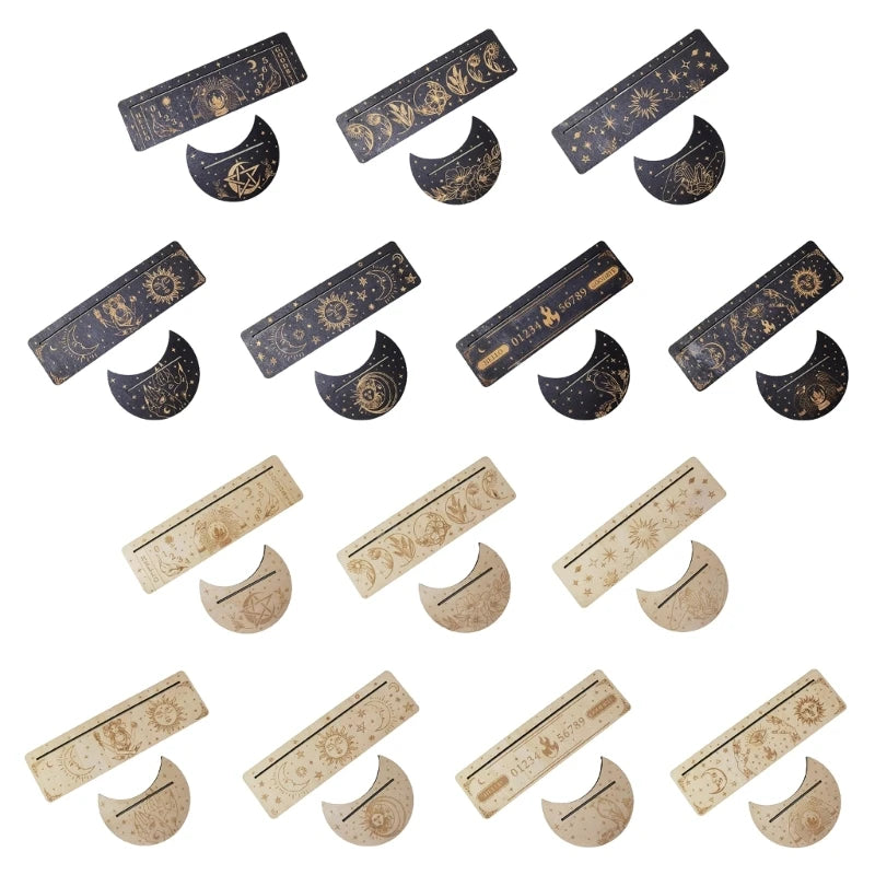 Wooden Tarot/Oracle Card Stand Holder Set Collection