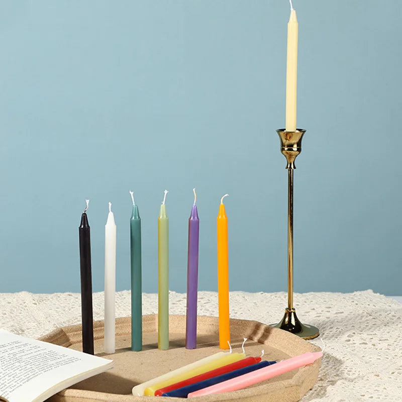 Unscented Chime Candles - 12 pack