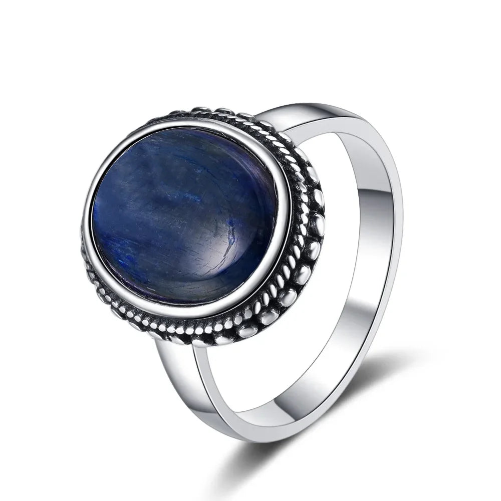 925 Sterling Silver Rings - Kyanite Collection - non-plated