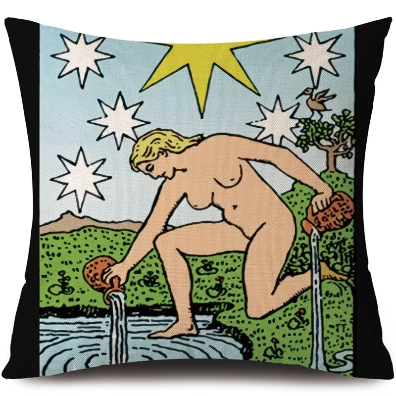 Throw Cushion Covers - Moon Tarot Collection