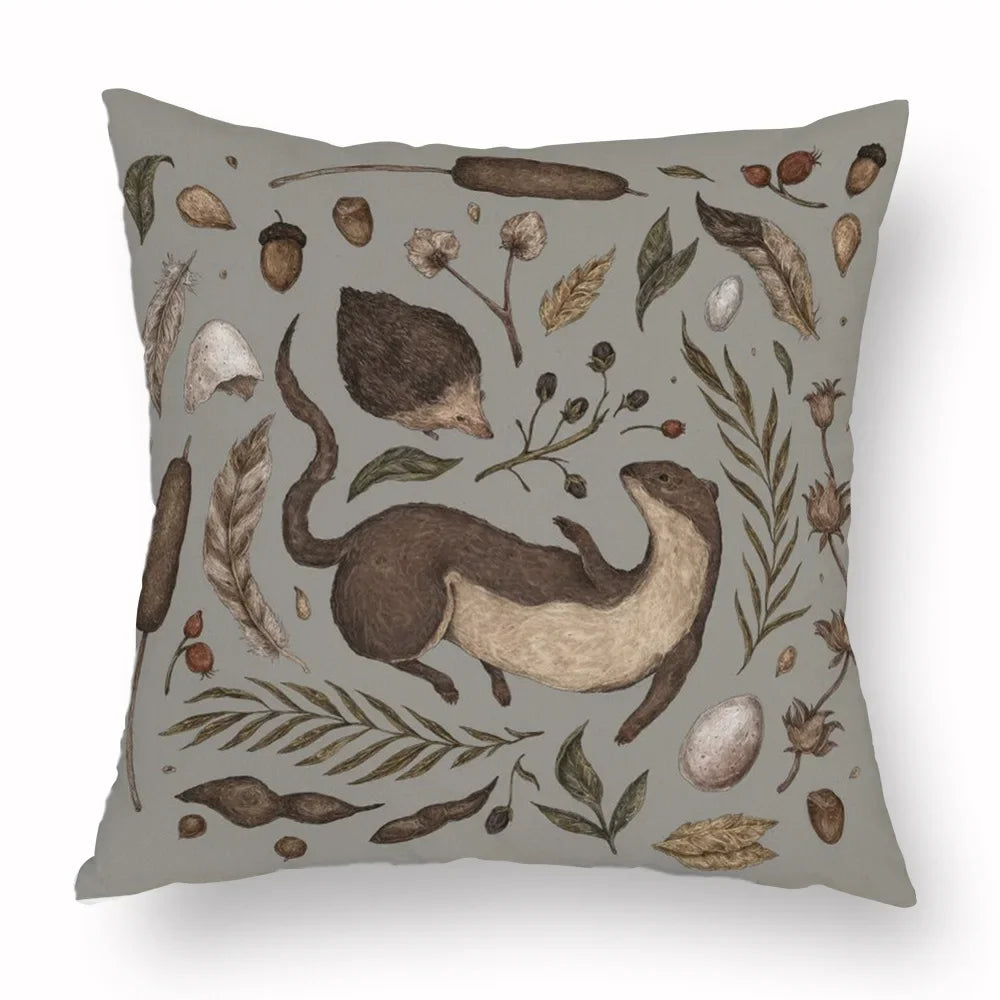 Throw Cushion Covers - Dark Academia Collection