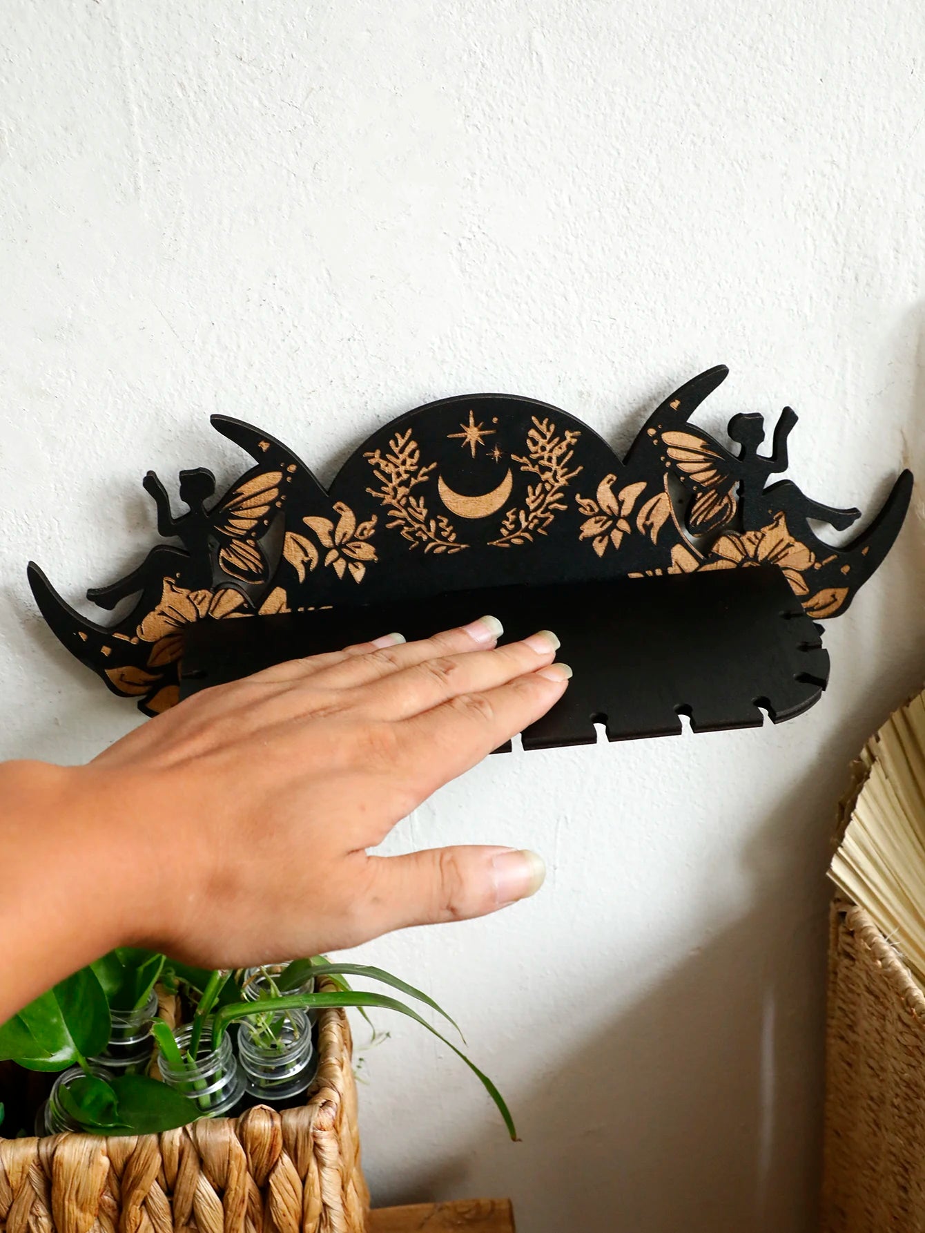Fairy Moon Crystal Display Shelf