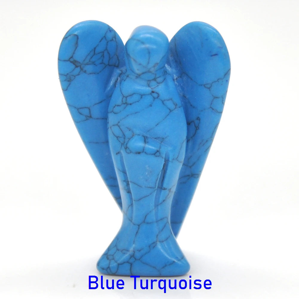Mini Guardian Angel Crystal Carvings