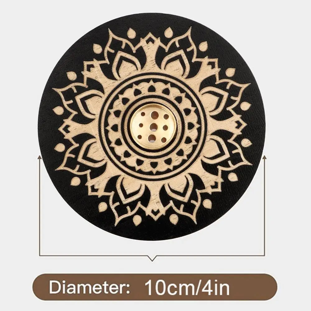 Incense Stick Plates - Black and Gold Collection