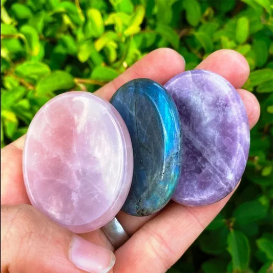 Crystal worry Stones