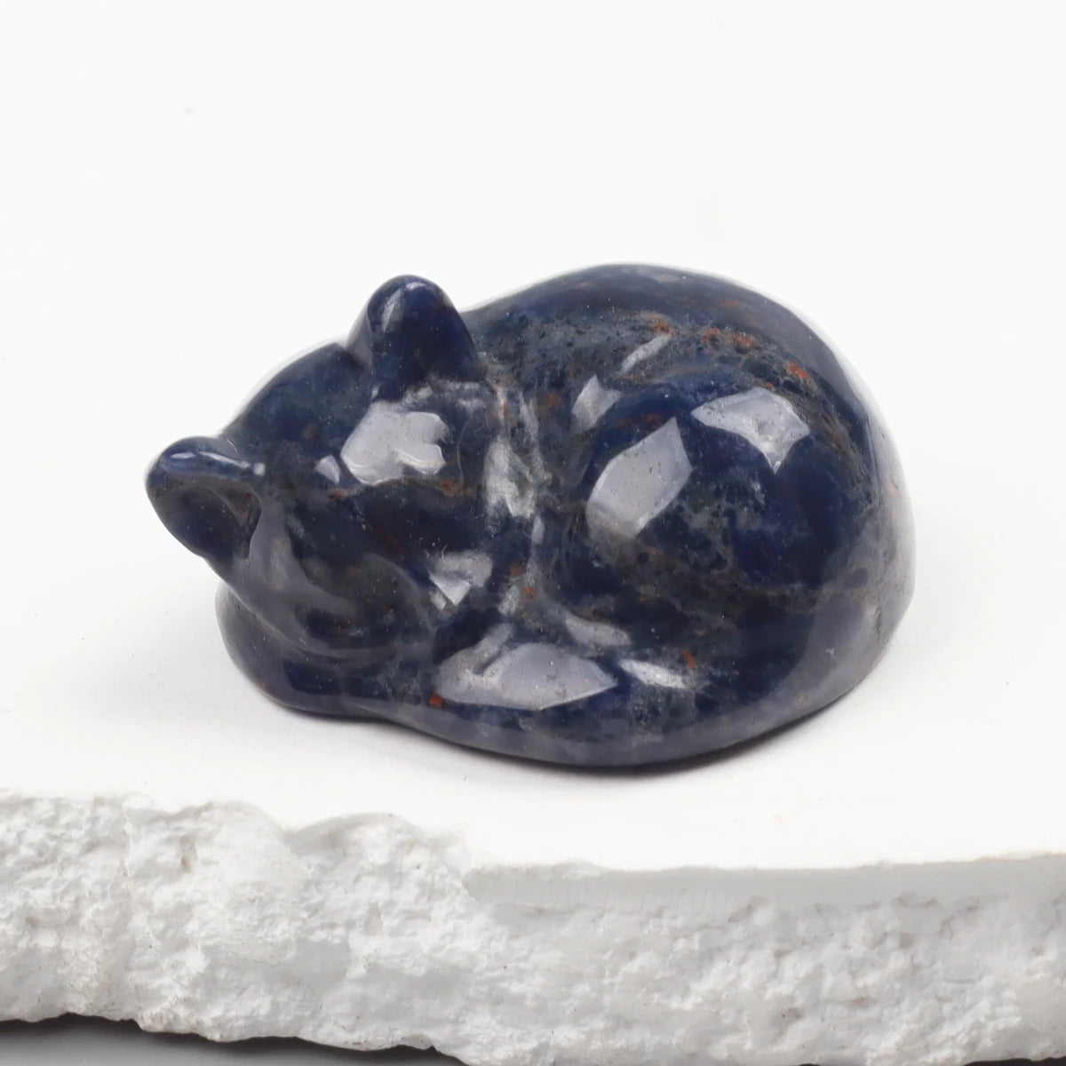 Mini Sleeping Kitty Carvings