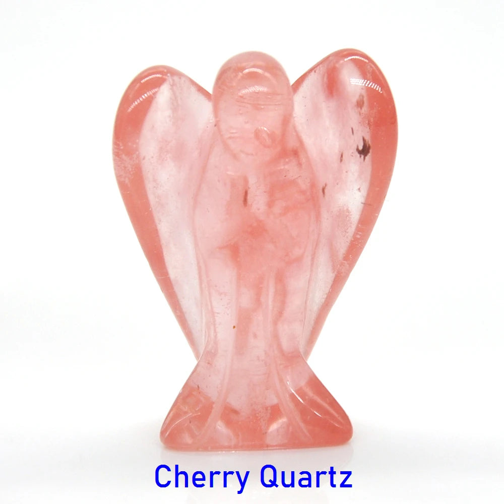 Mini Guardian Angel Crystal Carvings