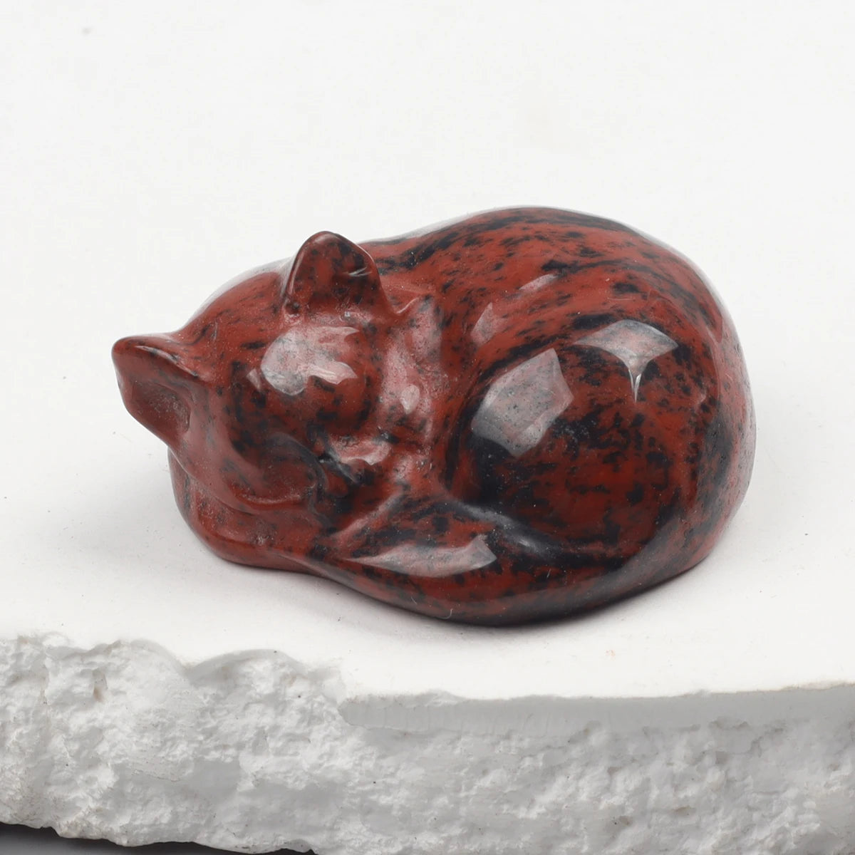 Mini Sleeping Kitty Carvings