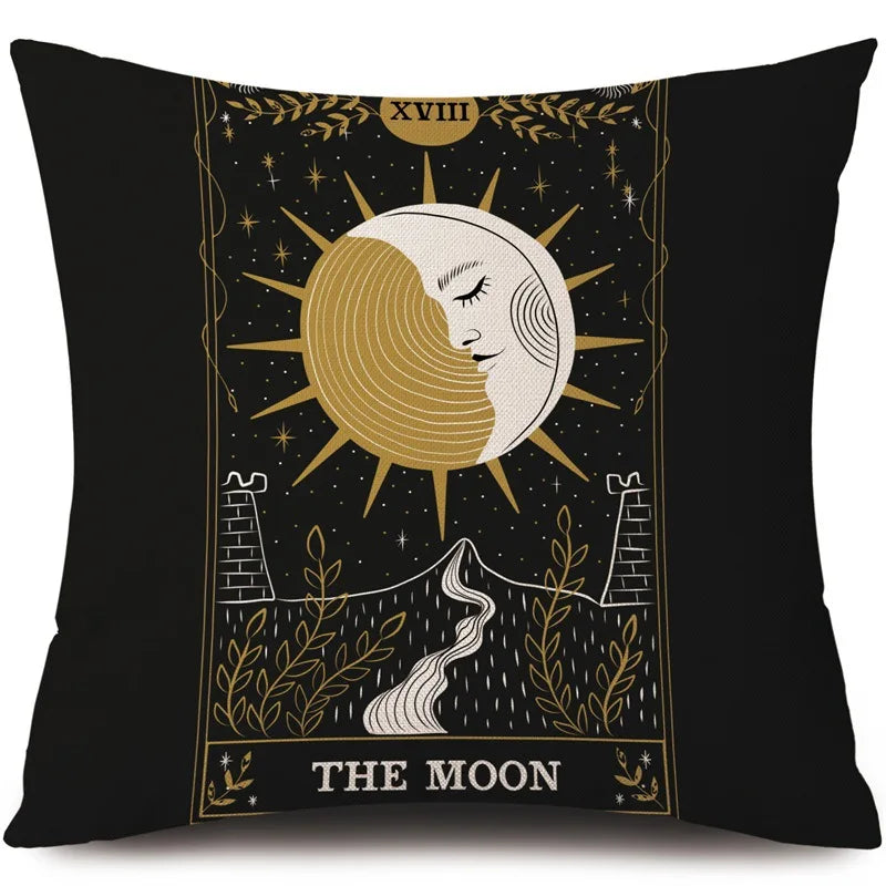 Throw Cushion Covers - Moon Tarot Collection