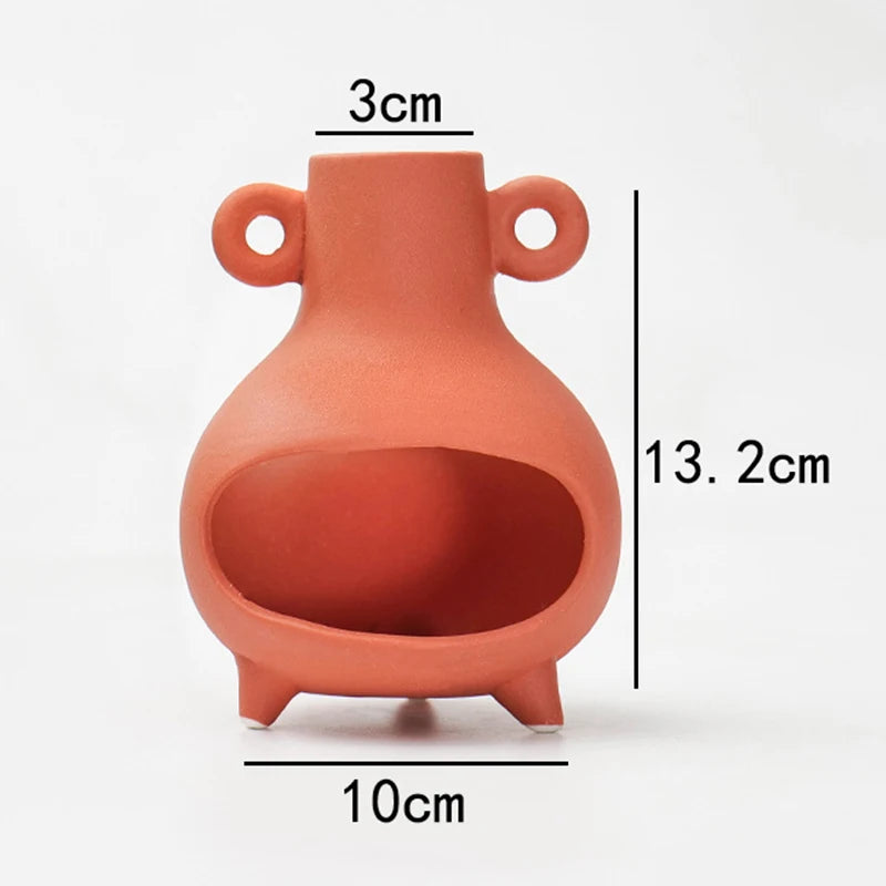 Ceramic Smudge Chimney Bowl - Crone Style  *Reminder in Description*