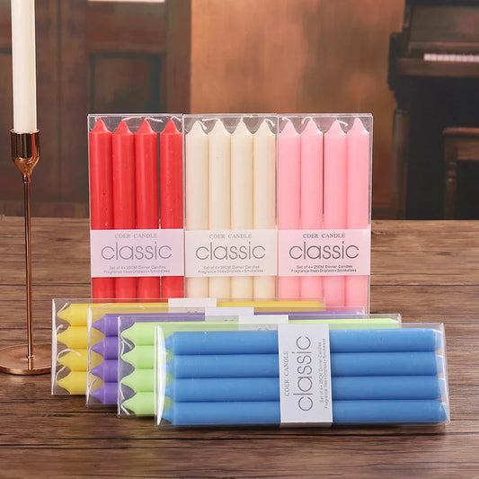 9.5” Taper Candles - 4Pc