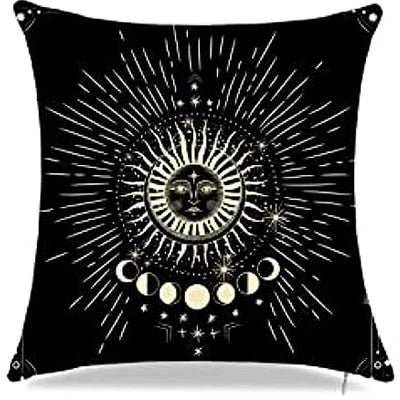 Throw Cushion Covers - Dark Celestial Collection