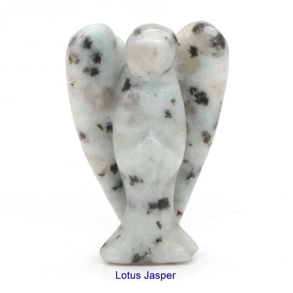 Mini Guardian Angel Crystal Carvings
