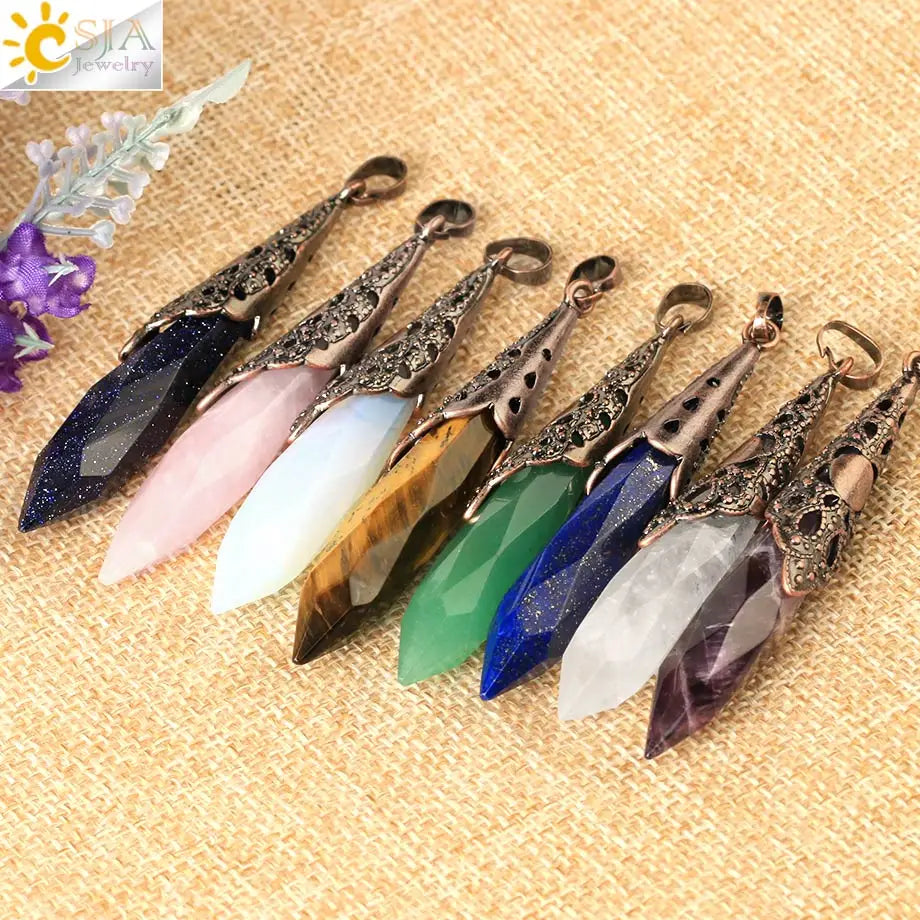 Brass Ornate Pendulums - Elven Collection