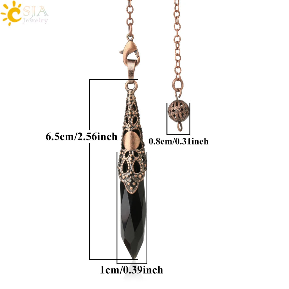 Brass Ornate Pendulums - Elven Collection