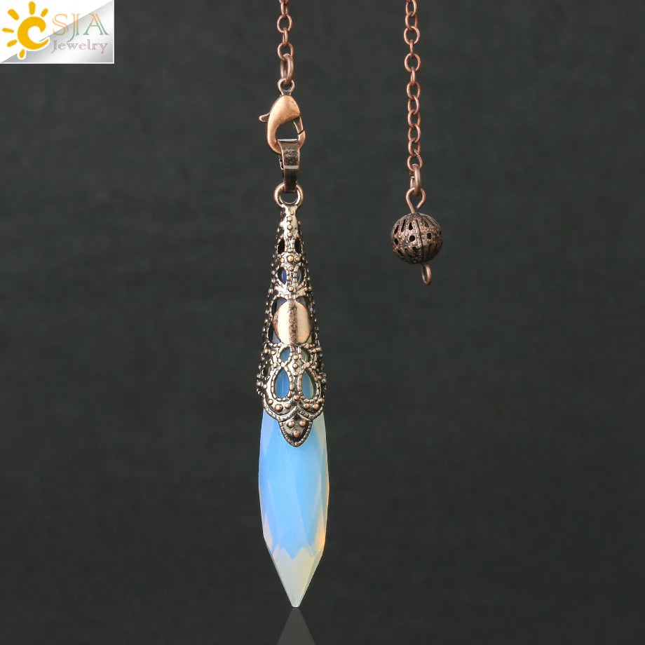 Brass Ornate Pendulums - Elven Collection