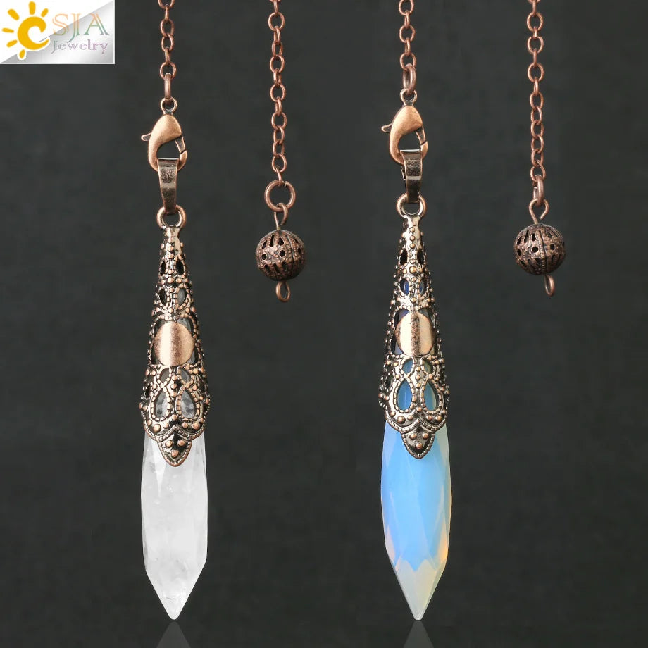 Brass Ornate Pendulums - Elven Collection